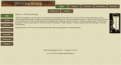 Desktop Screenshot of pecoglassbending.com