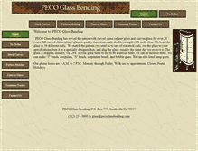 Tablet Screenshot of pecoglassbending.com